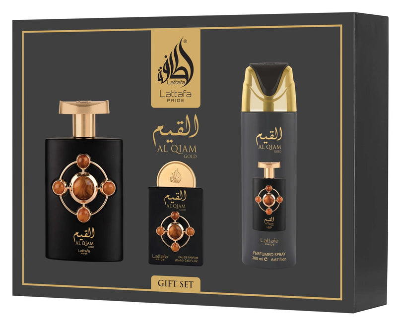 LATTAFA-PRIDE AL QIAM GOLD GIFT SET