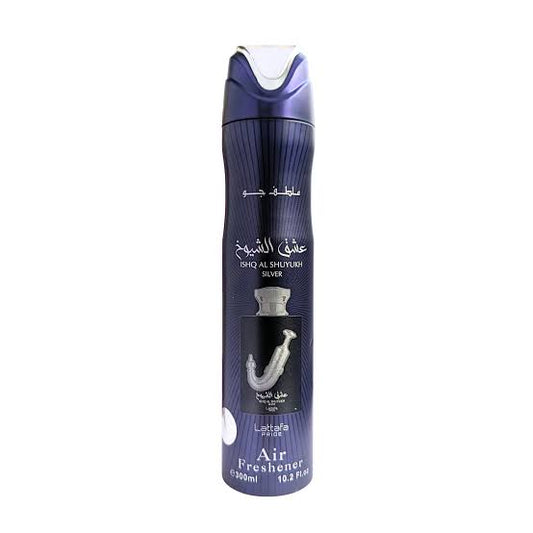 LATTAFA-ISHQ AL SHUYUKH SILVER (300ML) AIR FRESHENER