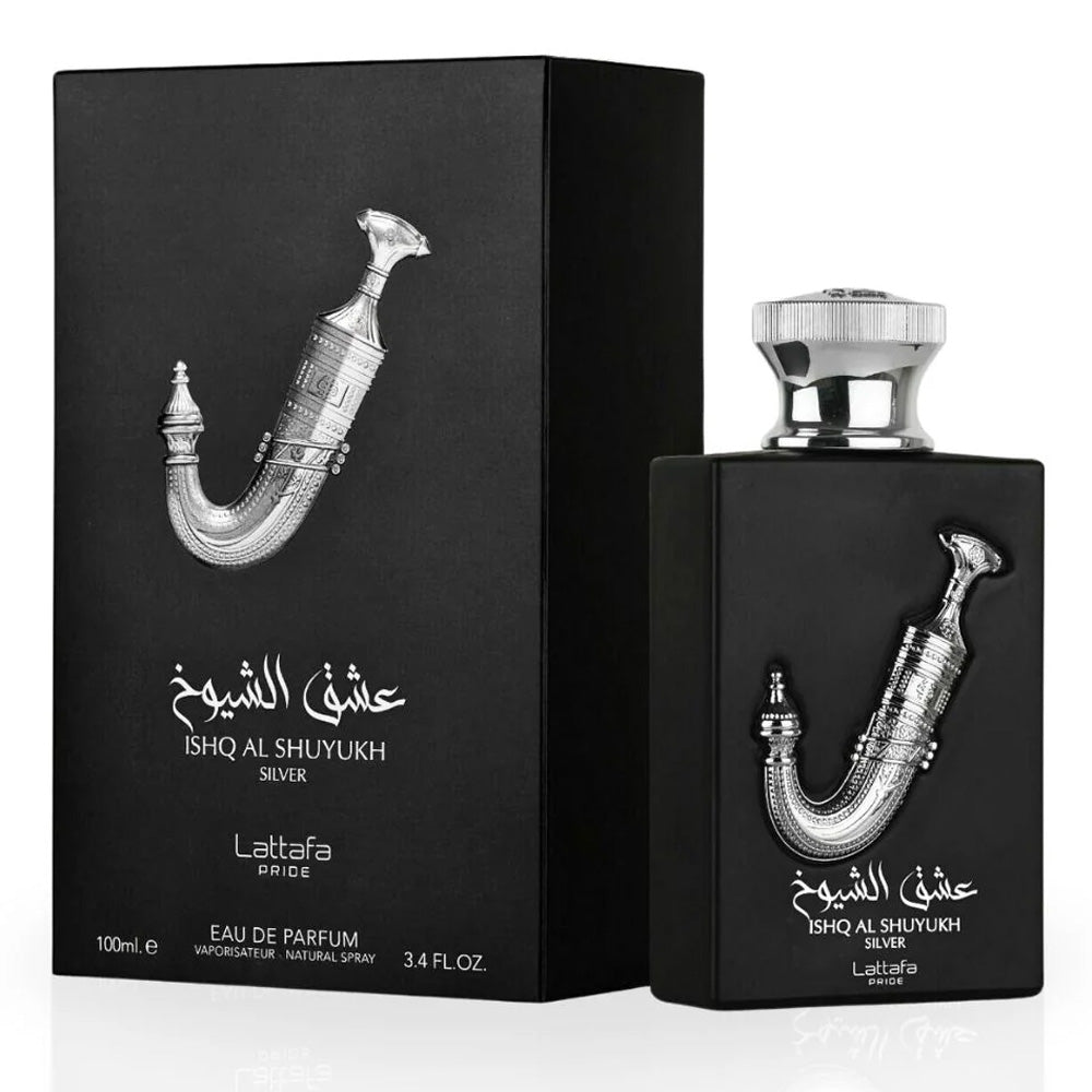 Lattafa-Ishq Al Shuyukh Silver 3.4 FL. OZ