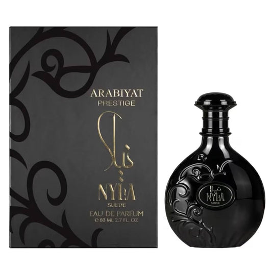 Arabiyat Prestige-Nyla Suede-Black 2.7 FL. OZ