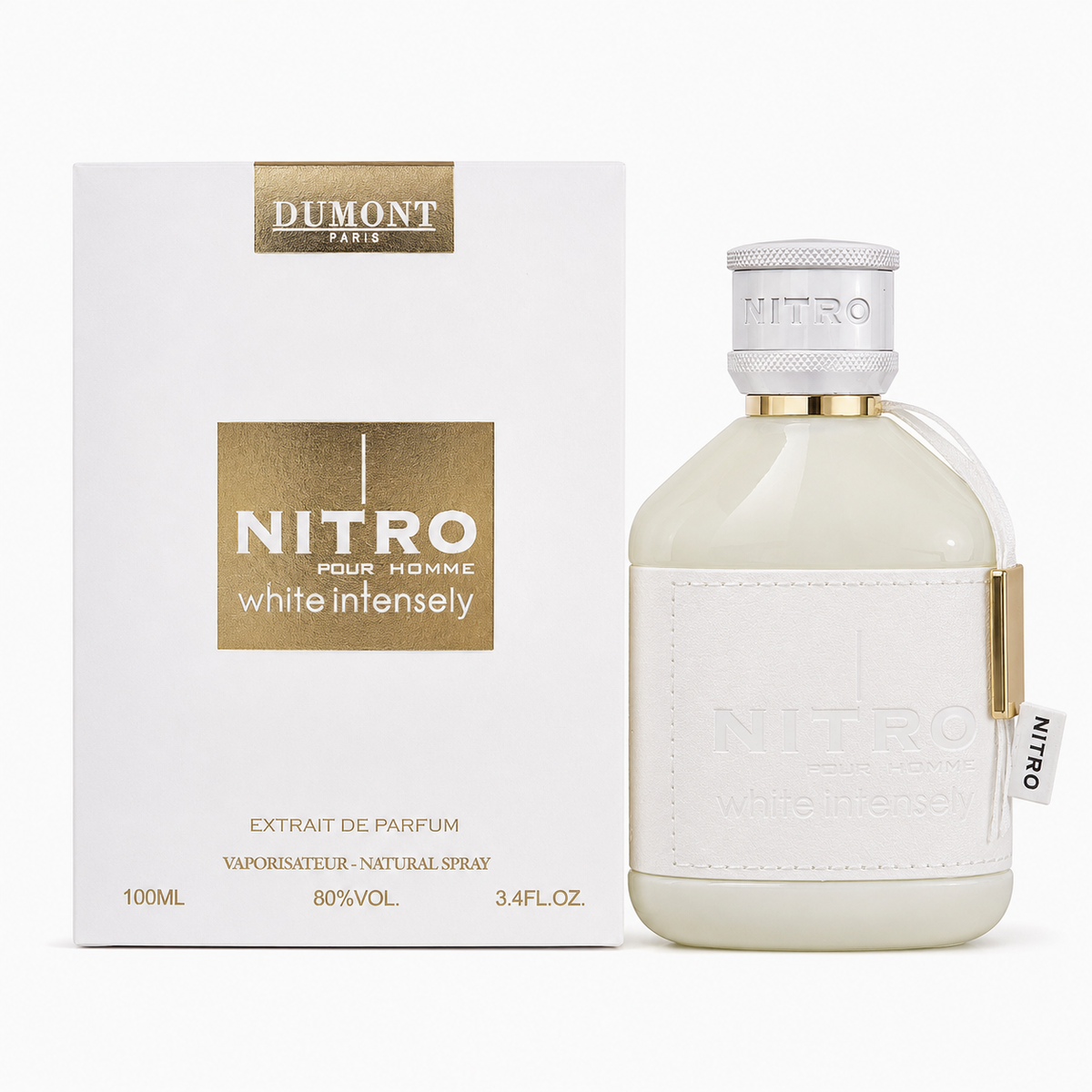 Dumont Paris Nitro Pour Homme White Intensely EDP 3.4oz