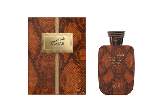Rasasi Hawas Private Dulce Extrait de Parfum 3.4 oz