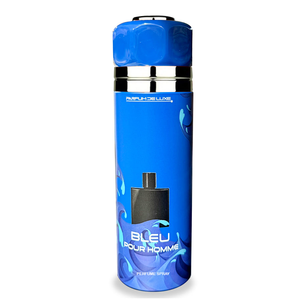Parfum Deluxe Blue Pour Homme 6.7 FL OZ  Body Spray